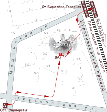 Схема проезда Схема проезда